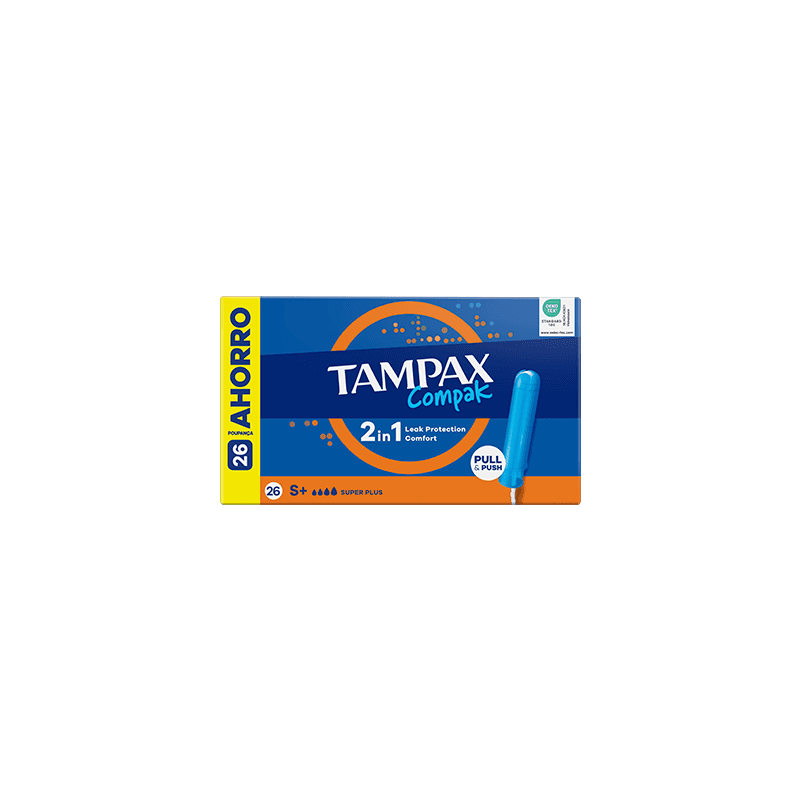 Tampax Compak Super Plus 26 unidades